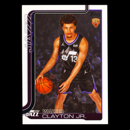 Walter Clayton Jr. RC 2025-26 Topps Rookie Jazz