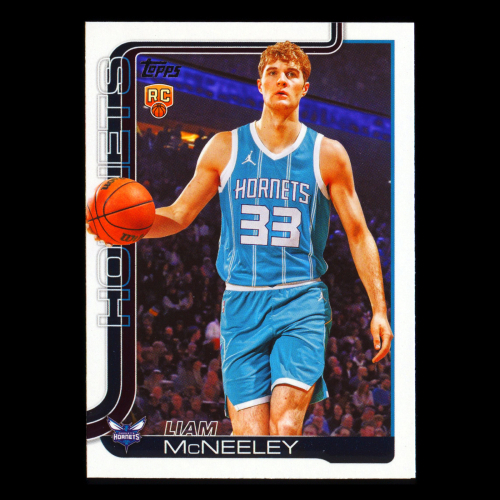 Liam McNeeley RC 2025-26 Topps Rookie Hornets