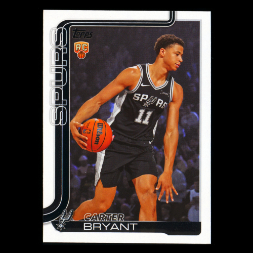 Carter Bryant RC 2025-26 Topps Rookie Spurs