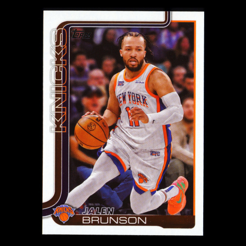Jalen Brunson 2025-26 Topps Knicks