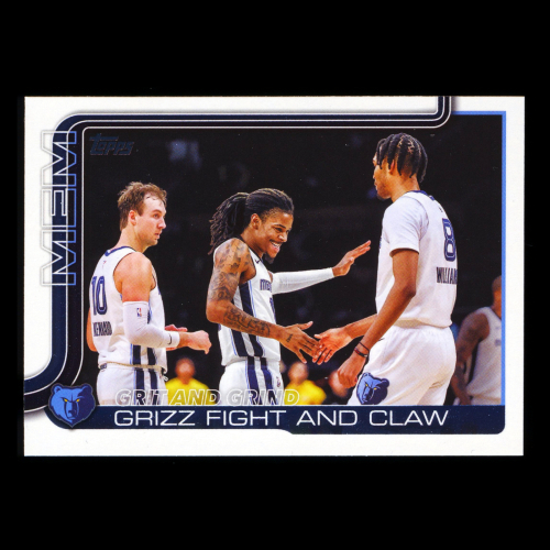 Ja Morant 2025-26 Topps Checklist Grizzlies
