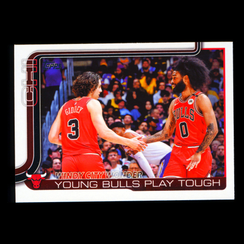Josh Giddey 2025-26 Topps Checklist Bulls