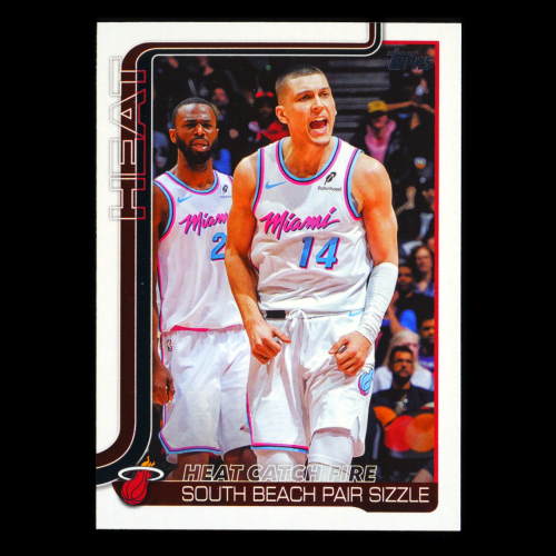 Tyler Herro 2025-26 Topps Checklist Heat