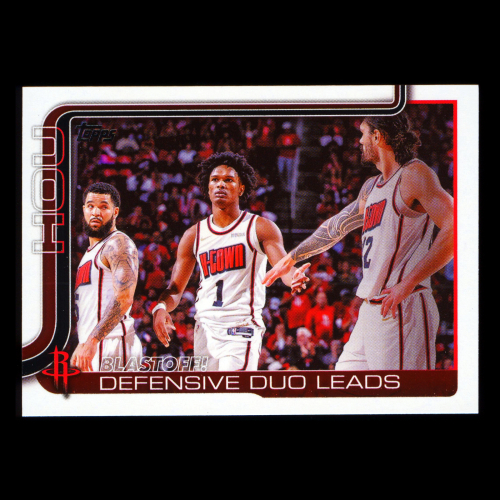 Amen Thompson 2025-26 Topps Checklist Rockets