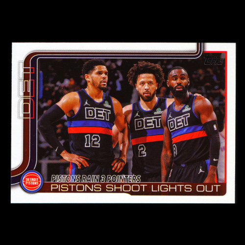 Cade Cunningham 2025-26 Topps Checklist Pistons