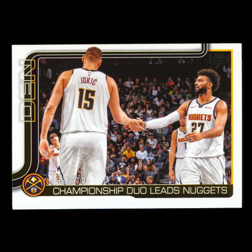 Nikola Joki 2025-26 Topps Checklist Nuggets