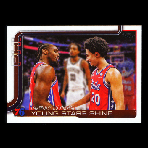 Jared McCain 2025-26 Topps Checklist 76ers