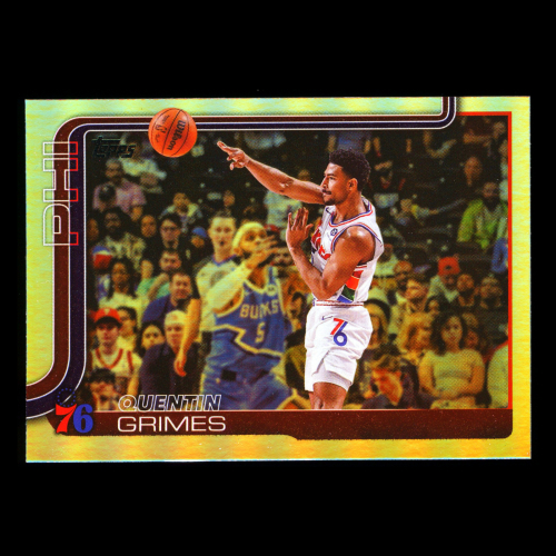 Quentin Grimes 2025-26 Topps Rainbow Foil 76ers
