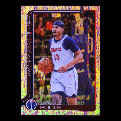 Jordan Poole 2025-26 Topps Holo Foil Wizards