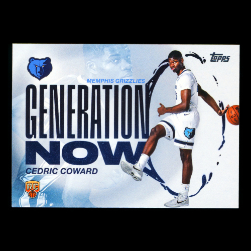 Cedric Coward RC 2025-26 Topps Generation Now Rookie Grizzlies