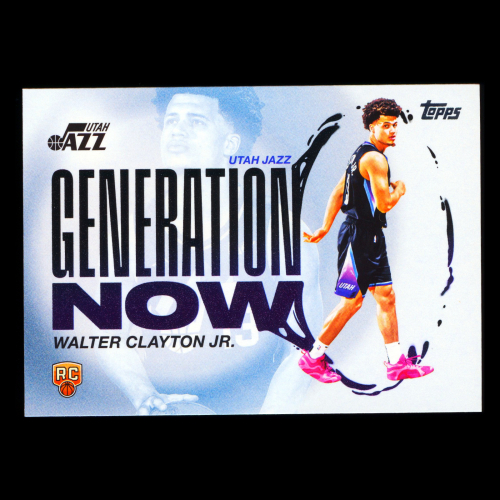 Walter Clayton Jr. RC 2025-26 Topps Generation Now Rookie Jazz