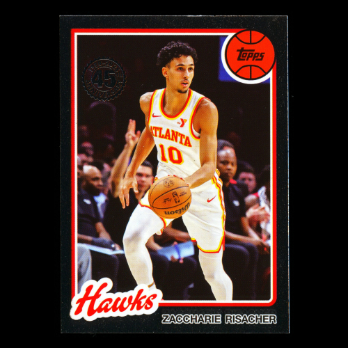 Zaccharie Risacher 2025-26 Topps '80-81 Topps Retro Hawks