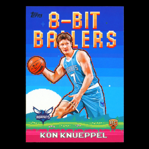 Kon Knueppel RC 2025-26 Topps 8-Bit Ballers Rookie Hornets