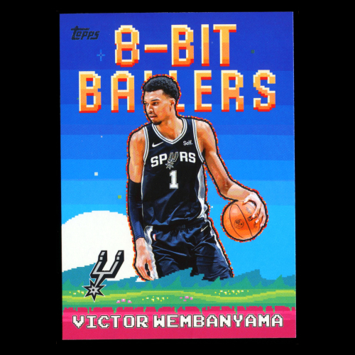 Victor Wembanyama 2025-26 Topps 8-Bit Ballers Spurs