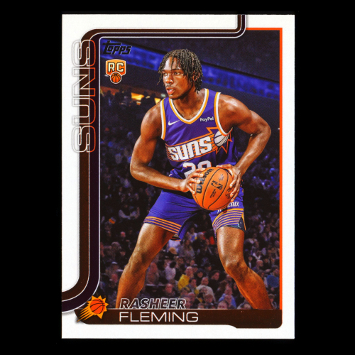 Rasheer Fleming RC 2025-26 Topps Rookie Suns