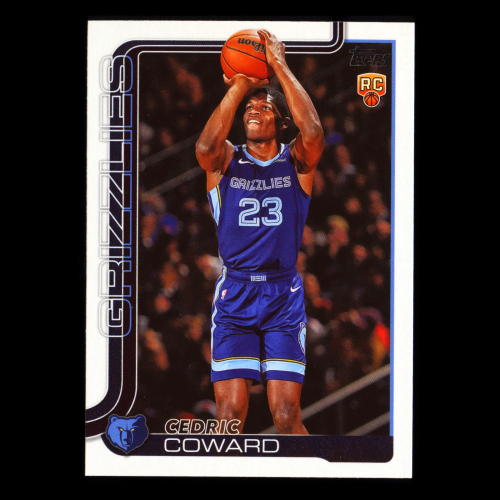 Cedric Coward RC 2025-26 Topps Rookie Grizzlies