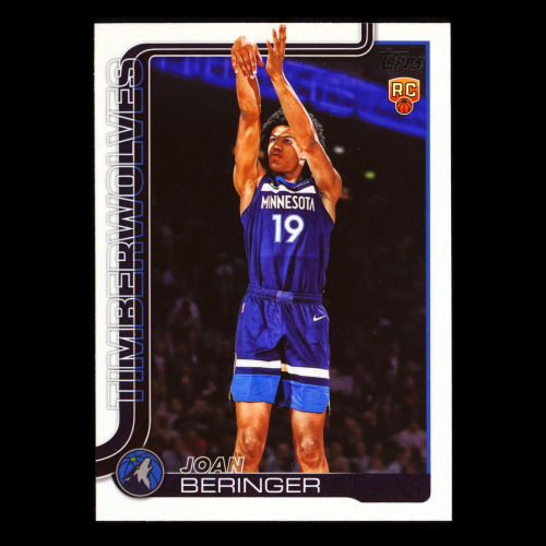 Joan Beringer RC 2025-26 Topps Rookie Timberwolves