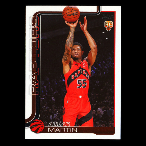 Alijah Martin RC 2025-26 Topps Rookie Raptors