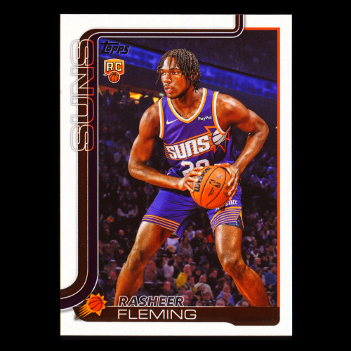 Rasheer Fleming RC 2025-26 Topps Rookie Suns