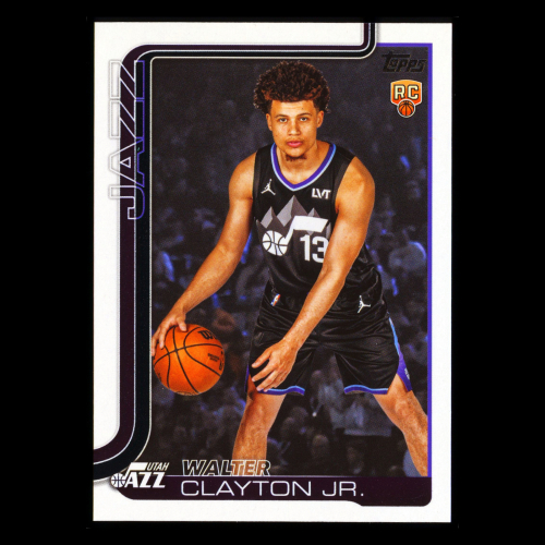 Walter Clayton Jr. RC 2025-26 Topps Rookie Jazz