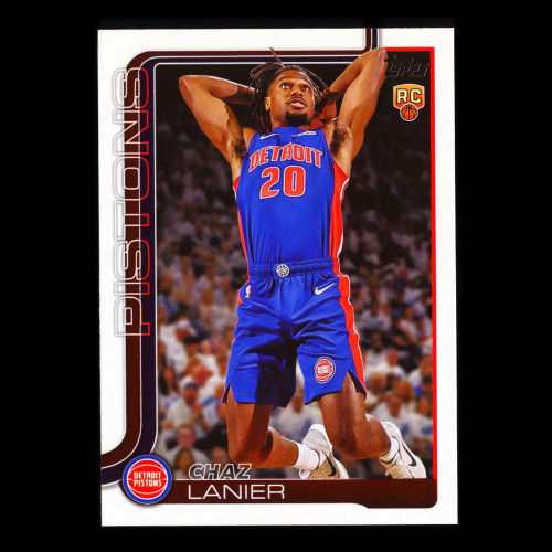 Chaz Lanier RC 2025-26 Topps Rookie Pistons