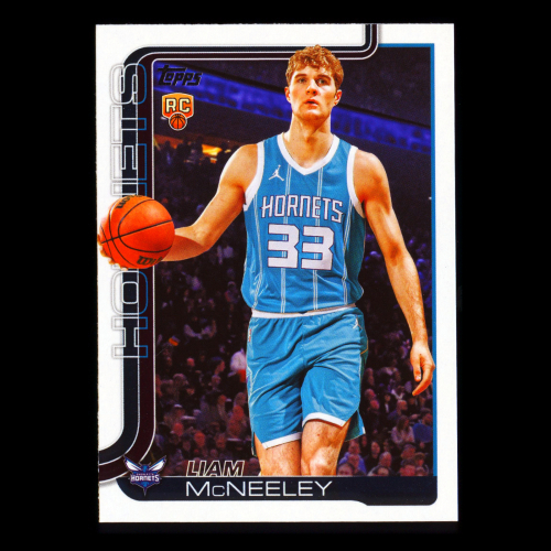 Liam McNeeley RC 2025-26 Topps Rookie Hornets