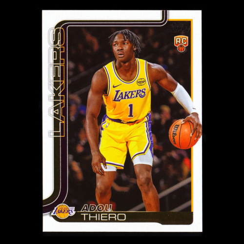 Adou Thiero RC 2025-26 Topps Rookie Lakers