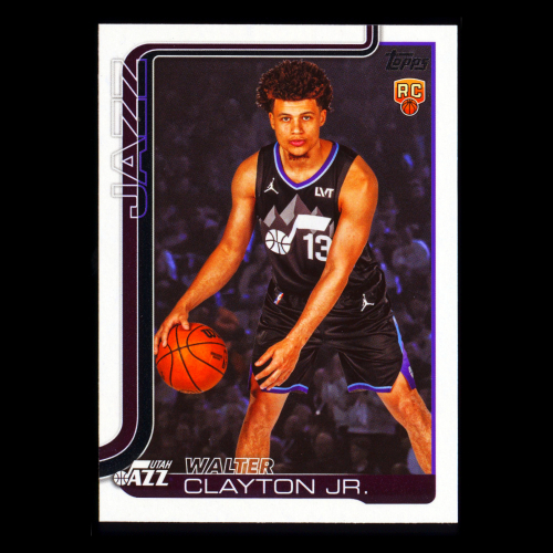 Walter Clayton Jr. RC 2025-26 Topps Rookie Jazz