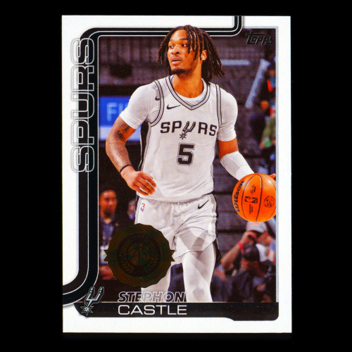 Stephon Castle RC 2025-26 Topps Rookie Spurs