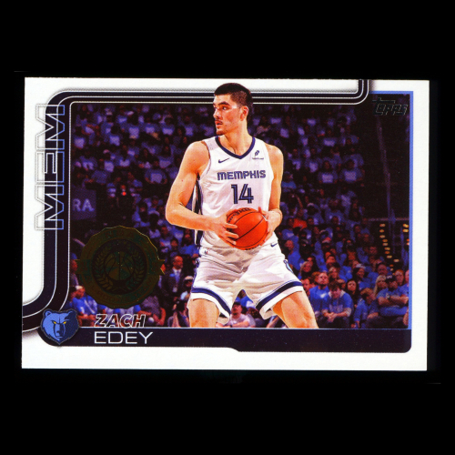 Zach Edey RC 2025-26 Topps Rookie Grizzlies