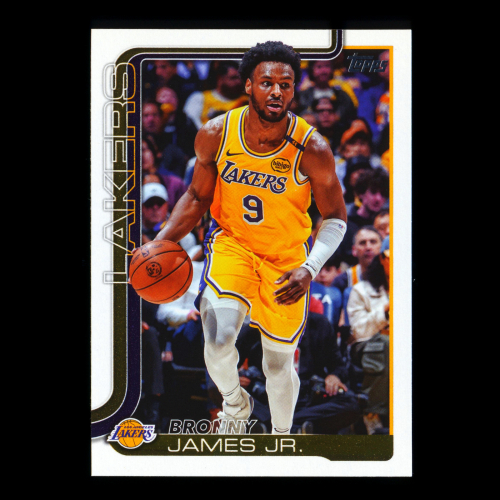 Bronny James Jr. RC 2025-26 Topps Rookie Lakers