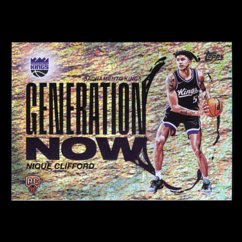 Nique Clifford RC 2025-26 Topps Generation Now Holo Foil Rookie Kings