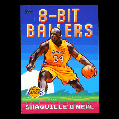 Shaquille O'Neal 2025-26 Topps 8-Bit Ballers Holo Lakers