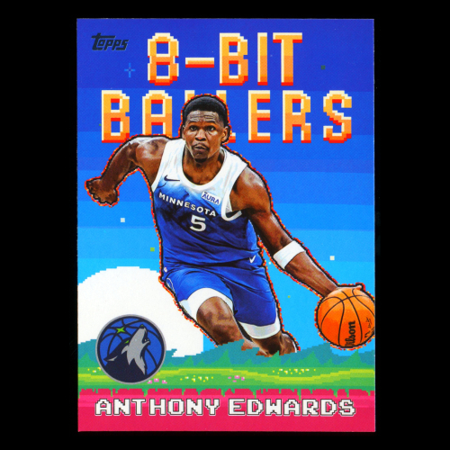 Anthony Edwards 2025-26 Topps 8-Bit Ballers Timberwolves