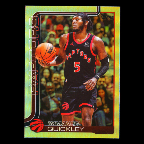 Immanuel Quickley 2025-26 Topps Rainbow Foil Raptors