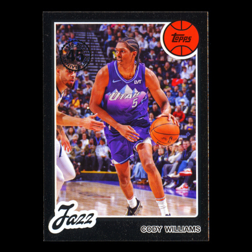 Cody Williams 2025-26 Topps '80-81 Topps Jazz