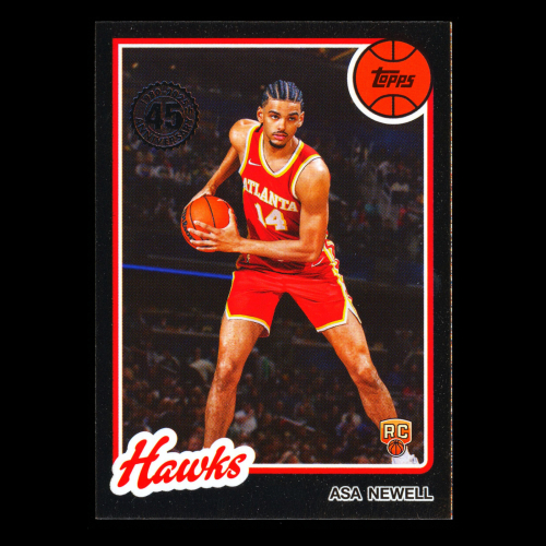 Asa Newell RC 2025-26 Topps '80-81 Topps Rookie Hawks