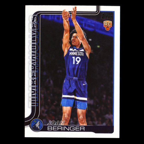 Joan Beringer RC 2025-26 Topps Rookie Timberwolves