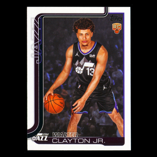 Walter Clayton Jr. RC 2025-26 Topps Rookie Jazz