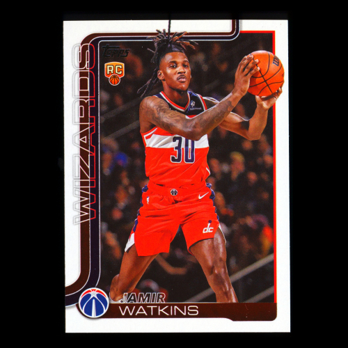 Jamir Watkins RC 2025-26 Topps Rookie Wizards