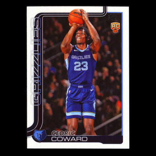 Cedric Coward RC 2025-26 Topps Rookie Grizzlies