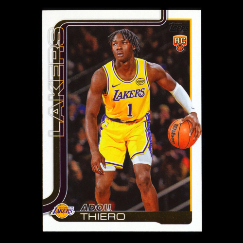 Adou Thiero RC 2025-26 Topps Rookie Lakers