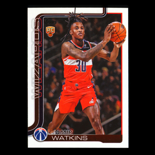 Jamir Watkins RC 2025-26 Topps Rookie Wizards