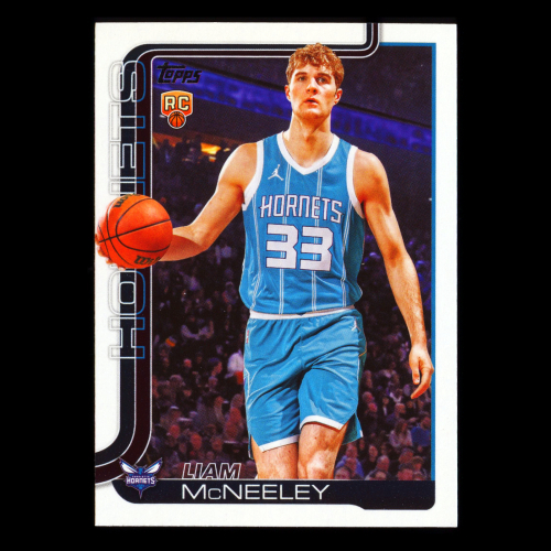 Liam McNeeley RC 2025-26 Topps Rookie Hornets