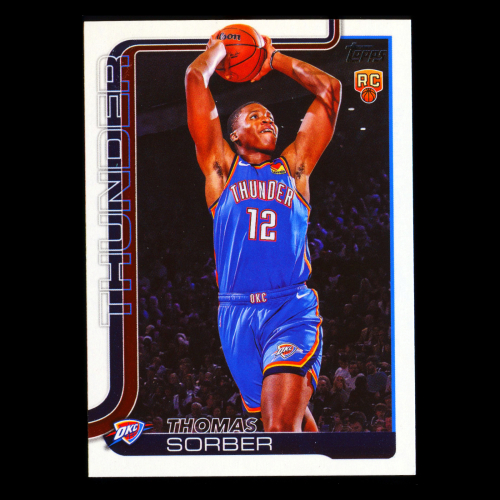 Thomas Sorber RC 2025-26 Topps Rookie Thunder