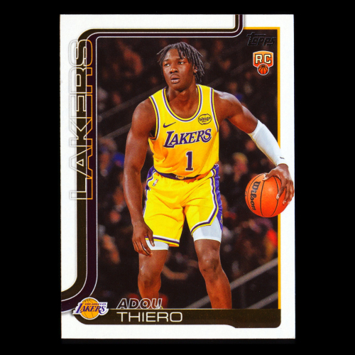 Adou Thiero RC 2025-26 Topps Rookie Lakers