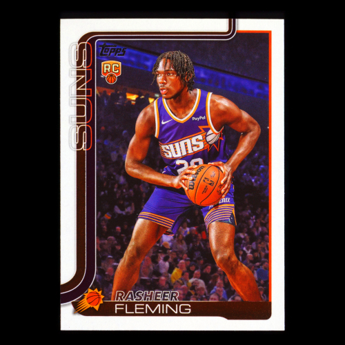 Rasheer Fleming RC 2025-26 Topps Rookie Suns