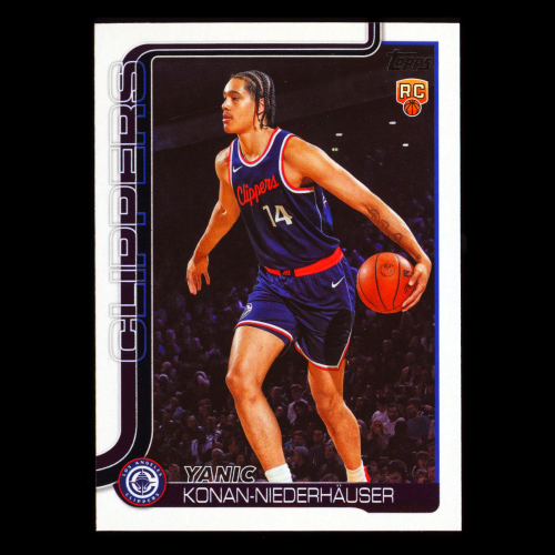 Yanic Konan-Niederhuser RC 2025-26 Topps Rookie Clippers