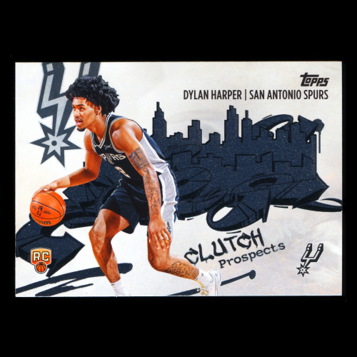 Dylan Harper RC 2025-26 Topps Clutch City Prospects Rookie Spurs