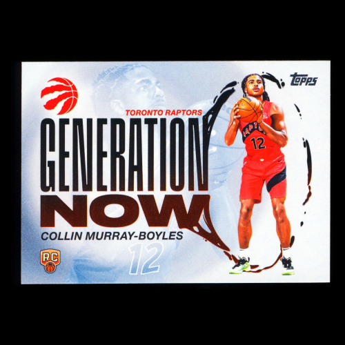 Collin Murray-Boyles RC 2025-26 Topps Generation Now Rookie Raptors